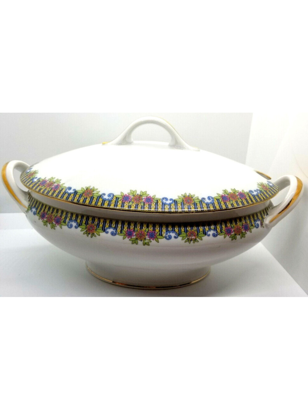 F. Legrand & Co., Limoges France Oval Soup Tureen Nice Size See